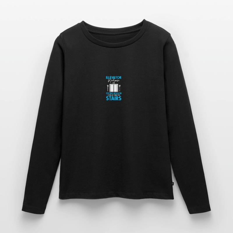 Elevator Technician Elevator Mechanic Women's Premium Organic Long Sleeve Shirt