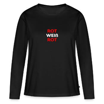 Berlin, capitale Berlinstyle - T-shirt manches longues Premium bio Femme - noir - Devant - Julia (174cm)