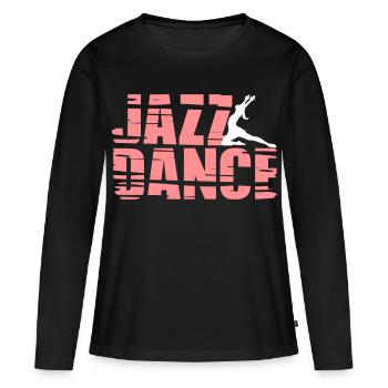 Jazz Dance - Frauen Premium Bio Langarmshirt - Schwarz - Vorne - Julia (174cm)