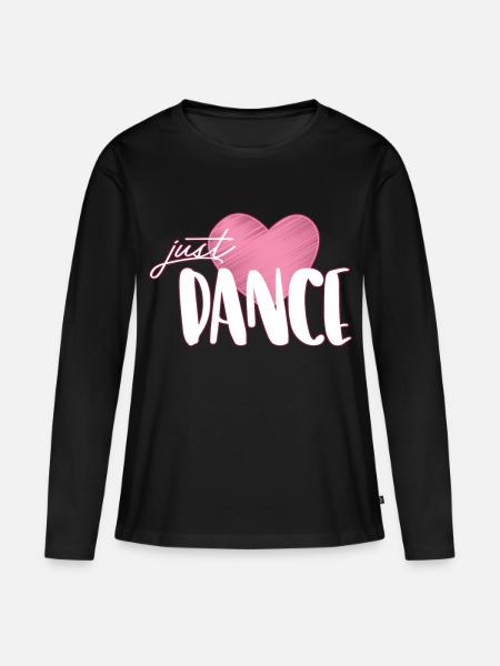 Tanzen - Frauen Premium Bio Langarmshirt - Schwarz