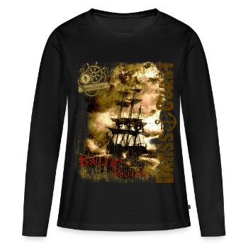 DarssCoast - Baltic Challenge - T-shirt manches longues Premium bio Femme - noir - Devant - Julia (174cm)