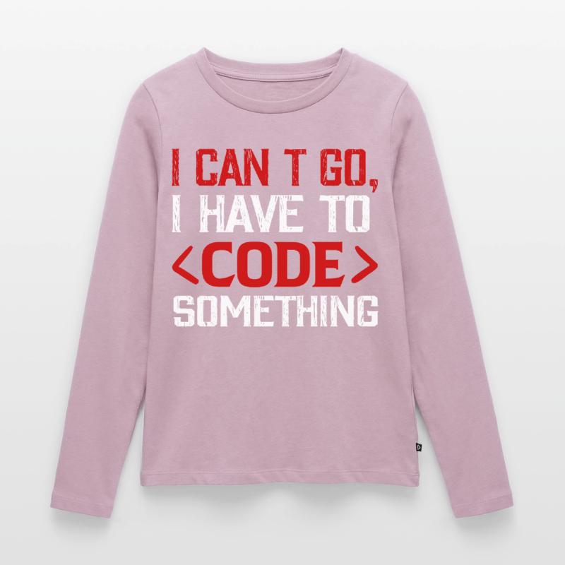 Programmierer , Nerd , Computer Code Frauen Premium Bio Langarmshirt