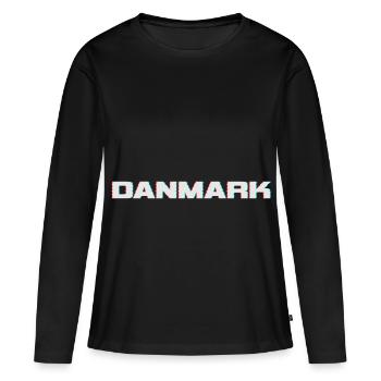 Danemark Danemark - T-shirt manches longues Premium bio Femme - noir - Devant - Julia (174cm)