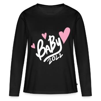 Baby 2022 - Newborn 2022 - Women's Premium Organic Long Sleeve Shirt - black - Front - Julia (174cm)