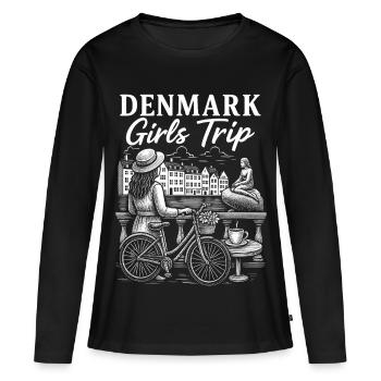 Denmark Girls Trip - Women's Premium Organic Long Sleeve Shirt - black - Front - Julia (174cm)