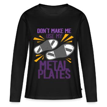 Stepptanz Stepptänzer Stepptänzerin Stepper - Frauen Premium Bio Langarmshirt - Schwarz - Vorne - Julia (174cm)