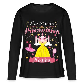 Princess Costume Carnival Carnival - Women's Premium Organic Long Sleeve Shirt - black - Front - Julia (174cm)