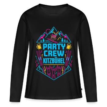 Kitzbühel Après Ski Party - T-shirt manches longues Premium bio Femme - noir - Devant - Julia (174cm)
