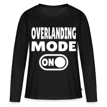 Overlanding Mode ON – Switch to Adventure - Women's Premium Organic Long Sleeve Shirt - black - Front - Julia (174cm)
