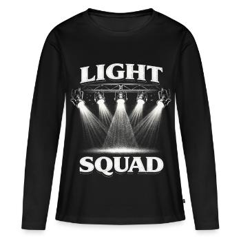Lighting Technician Lighting Technician Light Squad - Women's Premium Organic Long Sleeve Shirt - black - Front - Julia (174cm)