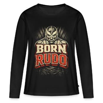Lucha Libre Luchador Né Rudo - T-shirt manches longues Premium bio Femme - noir - Devant - Julia (174cm)