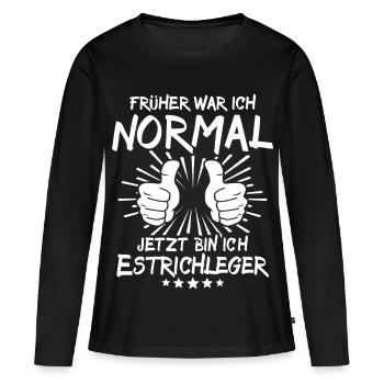 Screed layer - Women's Premium Organic Long Sleeve Shirt - black - Front - Julia (174cm)