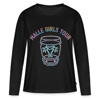 Malle Girls Tour Party - Women's Premium Organic Long Sleeve Shirt - black - Front - Julia (174cm)