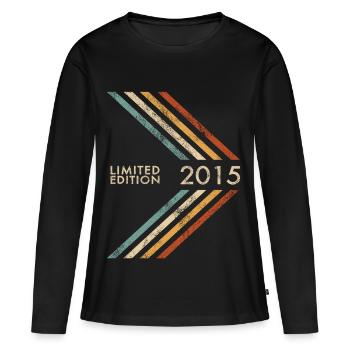 2011 Limited Edition Birthday Girl and Boy - Women's Premium Organic Long Sleeve Shirt - black - Front - Julia (174cm)