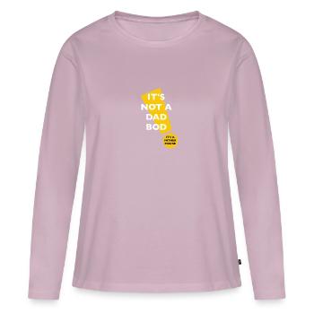It's Not A Dad Bod It's A Father Figure - Women's Premium Organic Long Sleeve Shirt - dusky pink - Front - Julia (174cm)