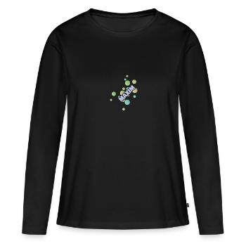 Maxim University of Applied Sciences - Women's Premium Organic Long Sleeve Shirt - black - Front - Julia (174cm)