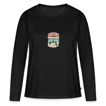 Berufung Keramiker - Frauen Premium Bio Langarmshirt - Schwarz - Vorne - Julia (174cm)