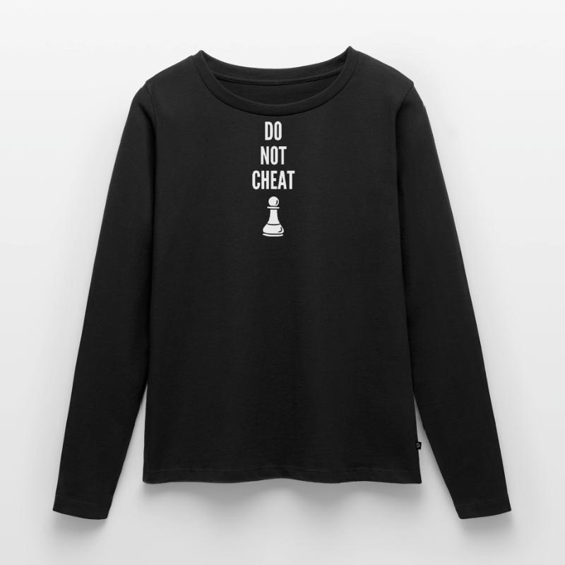 Cheat Cheating Chess Player Scandal Scam Women's Premium Organic Long Sleeve Shirt