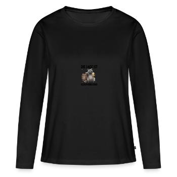 Die Lage Ist Besäufniserregend - Frauen Premium Bio Langarmshirt - Schwarz - Vorne - Julia (174cm)