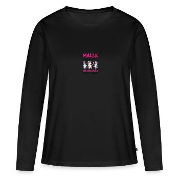 Malle Girls Tour Wir Eskalieren Bis Zum Schluss - Frauen Premium Bio Langarmshirt - Schwarz - Vorne - Julia (174cm)