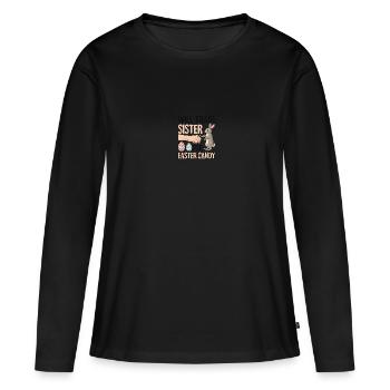 Will Trade Sister For Easter Candy - Women's Premium Organic Long Sleeve Shirt - black - Front - Julia (174cm)