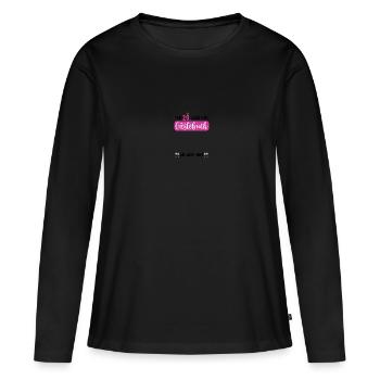 Frauen 20. Geburtstag Unterschreiben für Gäste - Frauen Premium Bio Langarmshirt - Schwarz - Vorne - Julia (174cm)