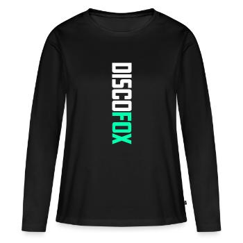 I love Discofox - Women's Premium Organic Long Sleeve Shirt - black - Front - Julia (174cm)