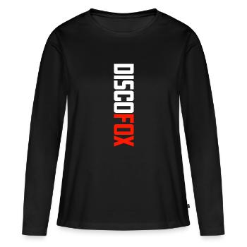 I love Discofox - Women's Premium Organic Long Sleeve Shirt - black - Front - Julia (174cm)