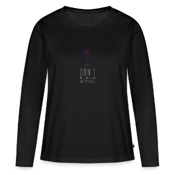 Oper Opernsänger Konzert Geschenk - Frauen Premium Bio Langarmshirt - Schwarz - Vorne - Julia (174cm)