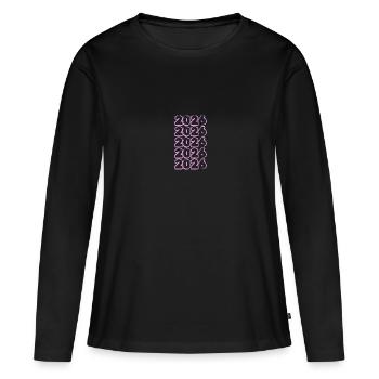 Rosa 2026 - Women's Premium Organic Long Sleeve Shirt - black - Front - Julia (174cm)
