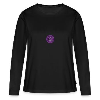 1970 1970 - Frauen Premium Bio Langarmshirt - Schwarz - Vorne - Julia (174cm)