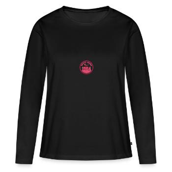 Witzig 1964 - Frauen Premium Bio Langarmshirt - Schwarz - Vorne - Julia (174cm)