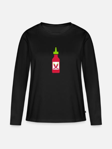 Chili - Women's Premium Organic Long Sleeve Shirt - black