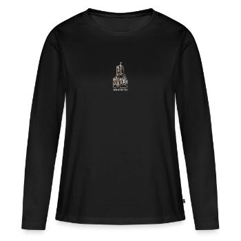 Wartburg, site du patrimoine mondial, Thuringe, Allemagne - T-shirt manches longues Premium bio Femme - noir - Devant - Julia (174cm)