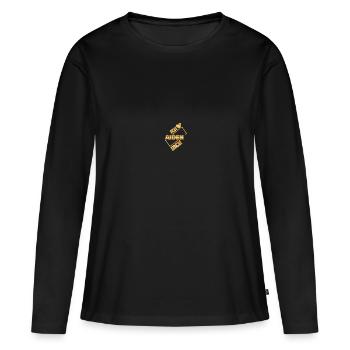 Liebe Aiden - Frauen Premium Bio Langarmshirt - Schwarz - Vorne - Julia (174cm)