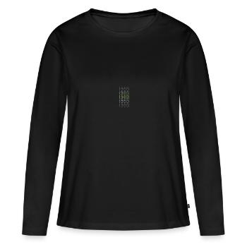 1983 - Women's Premium Organic Long Sleeve Shirt - black - Front - Julia (174cm)