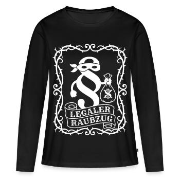 Bandit du paragraphe du raid légal - T-shirt manches longues Premium bio Femme - noir - Devant - Julia (174cm)