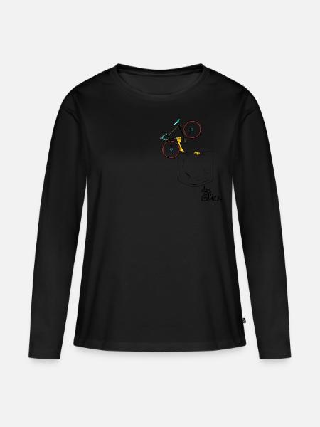 Glücksbringer - Frauen Premium Bio Langarmshirt -