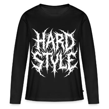 Hardstyle Underground - Women's Premium Organic Long Sleeve Shirt - black - Front - Julia (174cm)