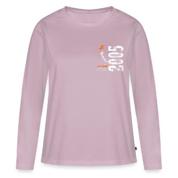 18th Birthday - Women's Premium Organic Long Sleeve Shirt - dusky pink - Front - Julia (174cm)