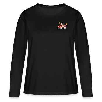 Auto, Wiltsch, Moteur, Sport, Frech, Schweiz, art - T-shirt manches longues Premium bio Femme - noir - Devant - Julia (174cm)