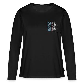December 2006 - Women's Premium Organic Long Sleeve Shirt - black - Front - Julia (174cm)