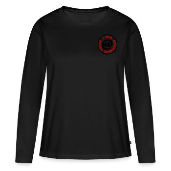 I SUCK AT SOCIAL INTERACTION - Women's Premium Organic Long Sleeve Shirt - black - Front - Julia (174cm)