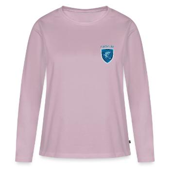Harry Potter Ravenclaw Logo small - Women's Premium Organic Long Sleeve Shirt - dusky pink - Front - Julia (174cm)