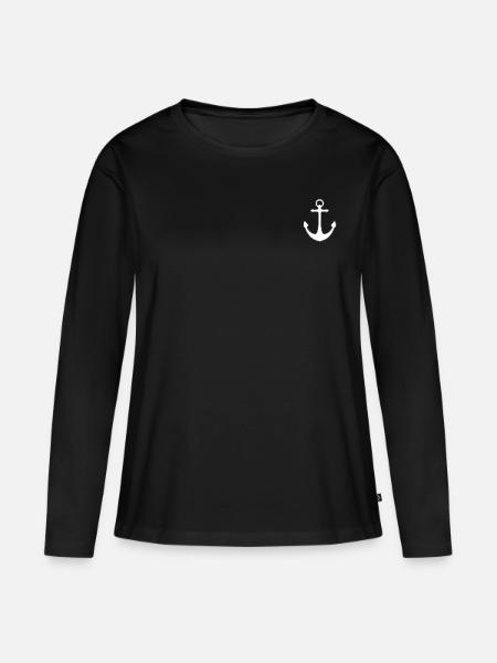 Anchor hope - Women's Premium Organic Long Sleeve Shirt - black