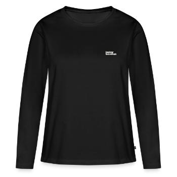 lecker bierchen - Frauen Premium Bio Langarmshirt - Schwarz - Vorne - Julia (174cm)
