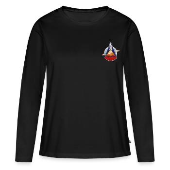 NASA Navette Spatiale Columbia - T-shirt manches longues Premium bio Femme - noir - Devant - Julia (174cm)