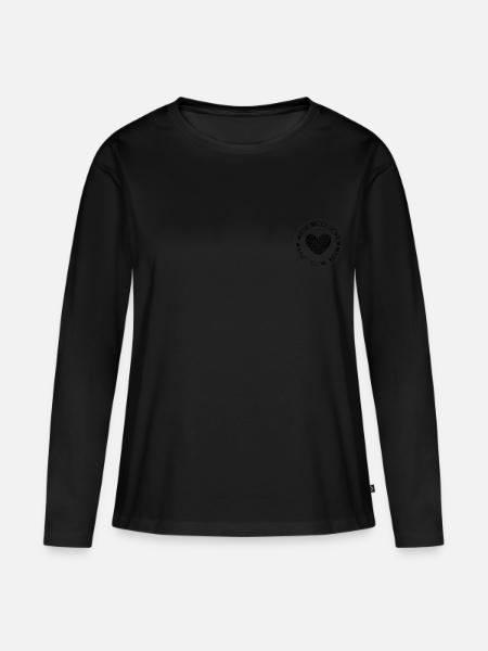 MADE WITH LOVE - Frauen Premium Bio Langarmshirt -