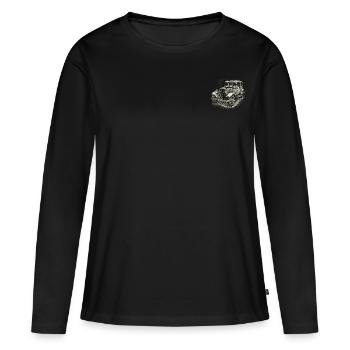 Voiture de collection - T-shirt manches longues Premium bio Femme - noir - Devant - Julia (174cm)