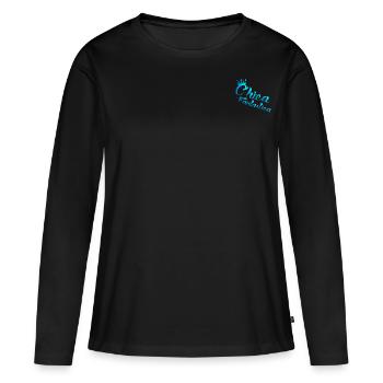 Chica Fantastica dos-santos-fashion - Frauen Premium Bio Langarmshirt - Schwarz - Vorne - Julia (174cm)